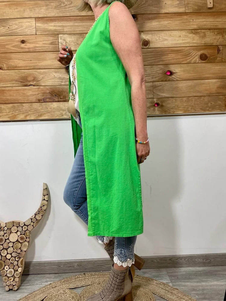 Veste sans manches Genna vert