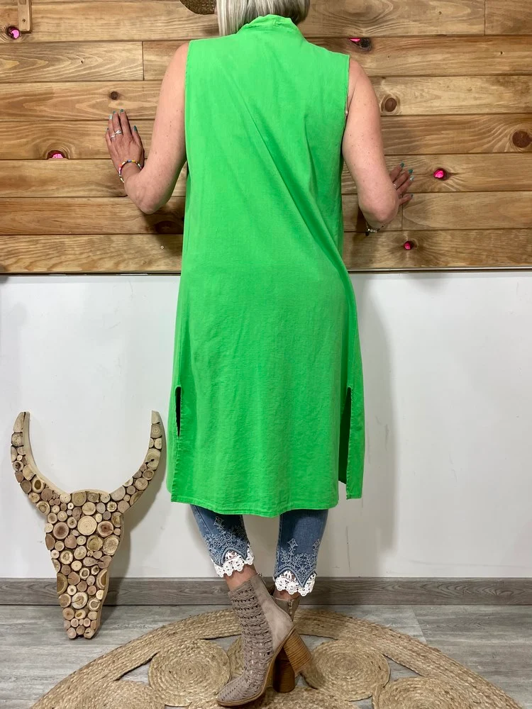 Veste sans manches Genna vert