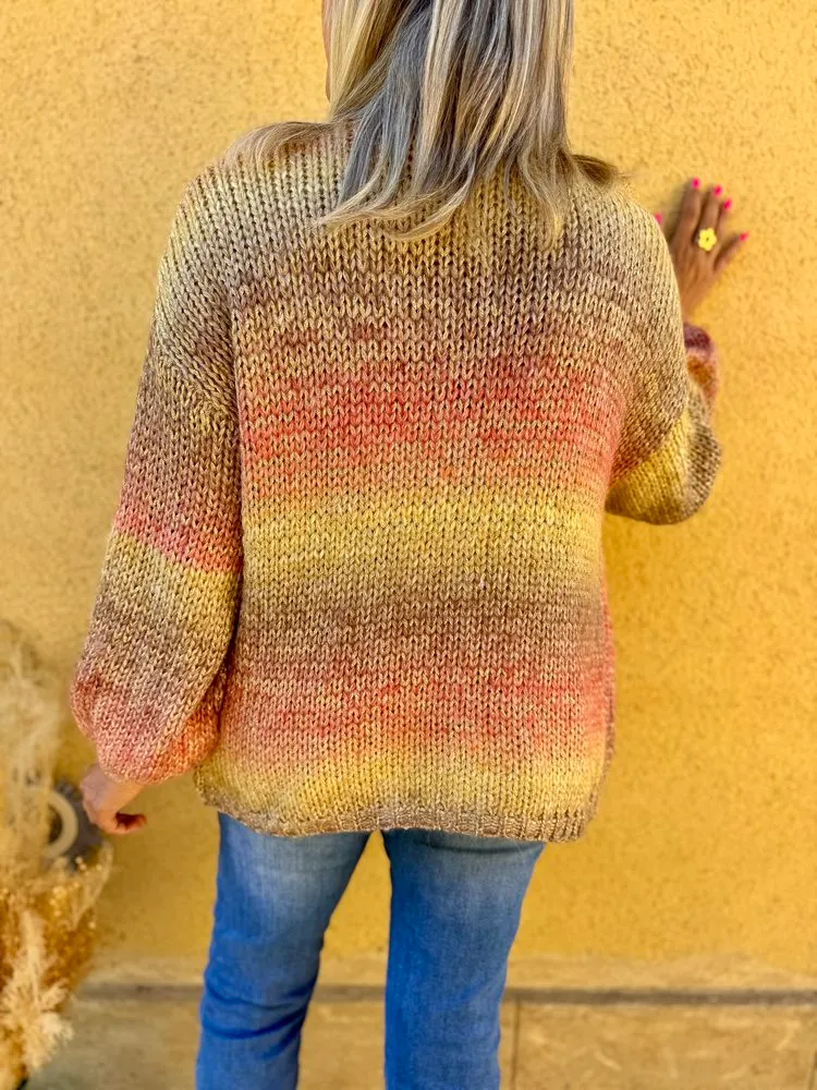 Gilet brillant Solano camel