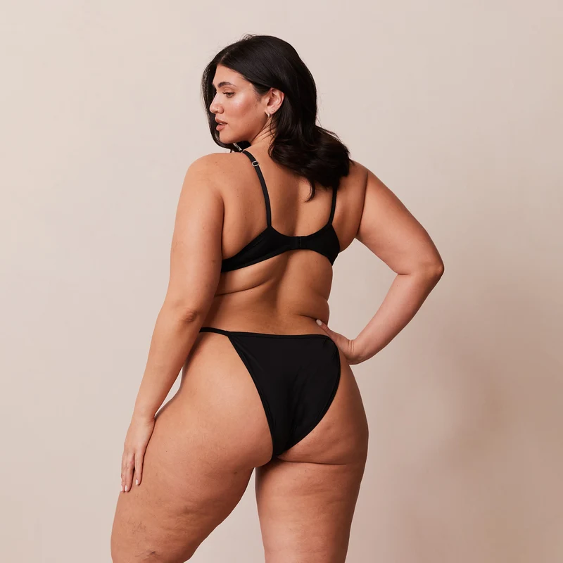 Classic Plunge T-shirt Soutien-Gorge - Noir
