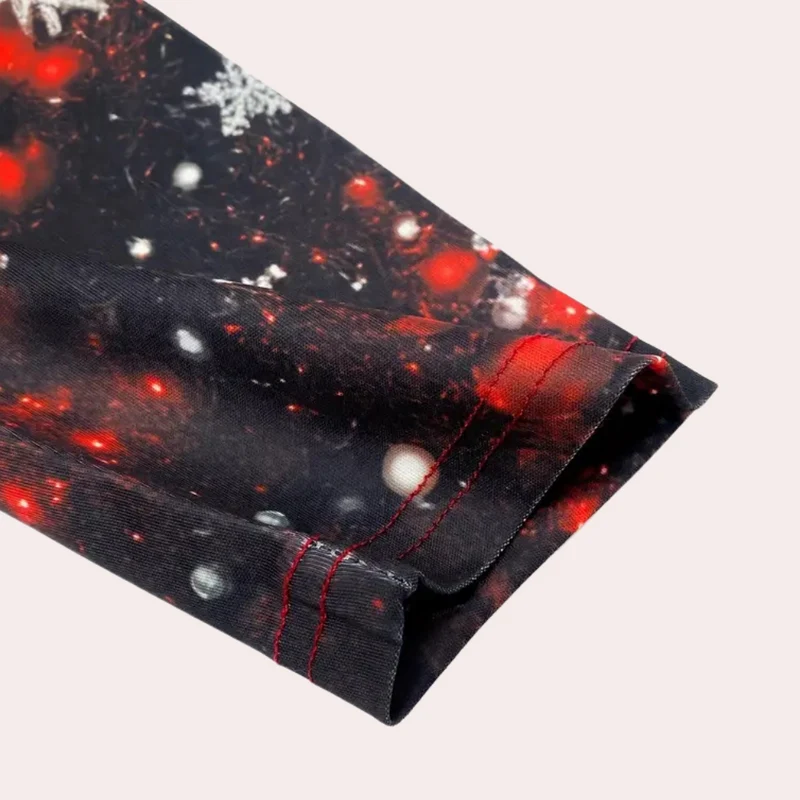 PAULOS - T-shirt de Fête de Noël pour Hommes