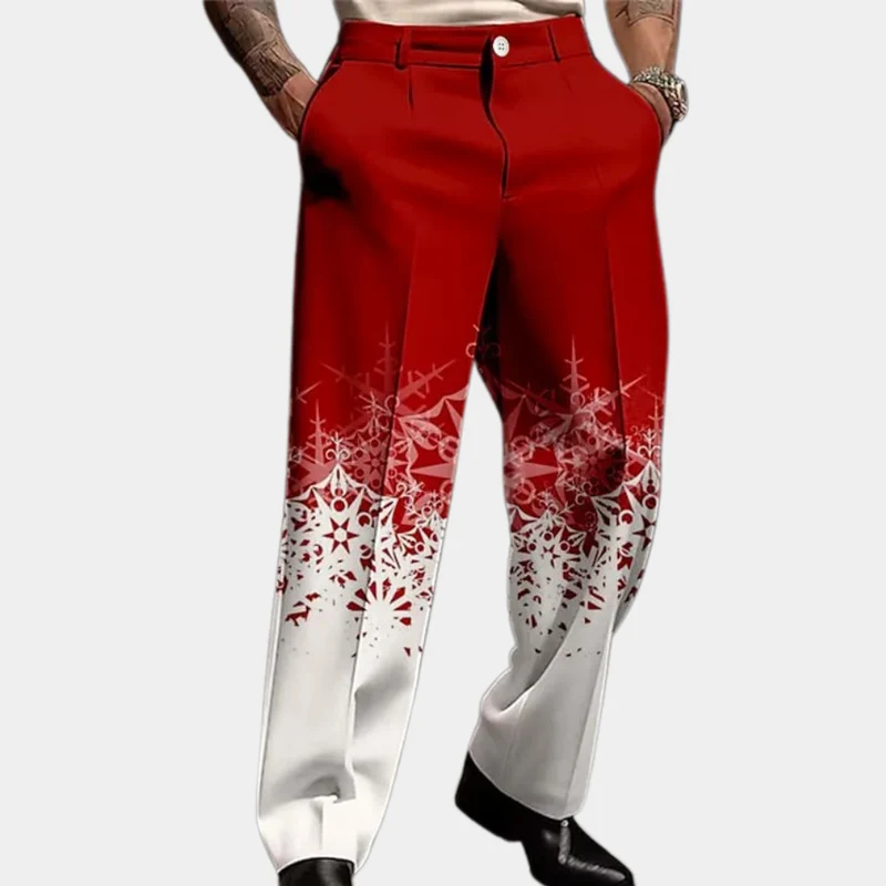 MANUELO - Pantalons de Noël pour Hommes