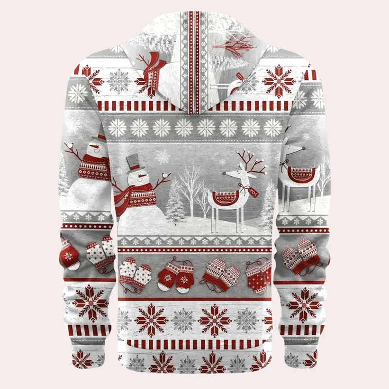 DARION - Sweat à Capuche de Noël pour Hommes