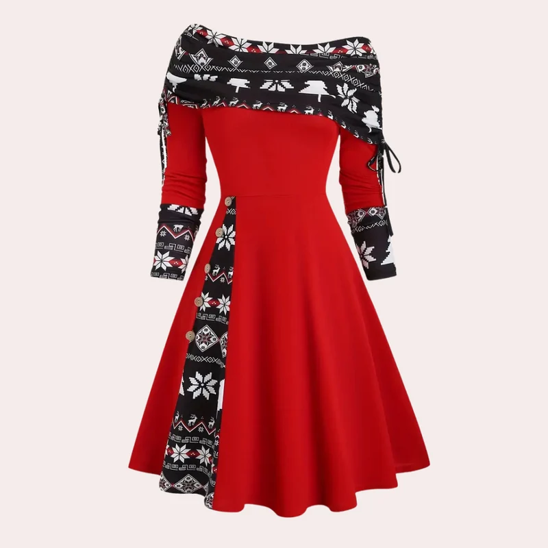 MADELINE - Robe de Noël pour Femmes