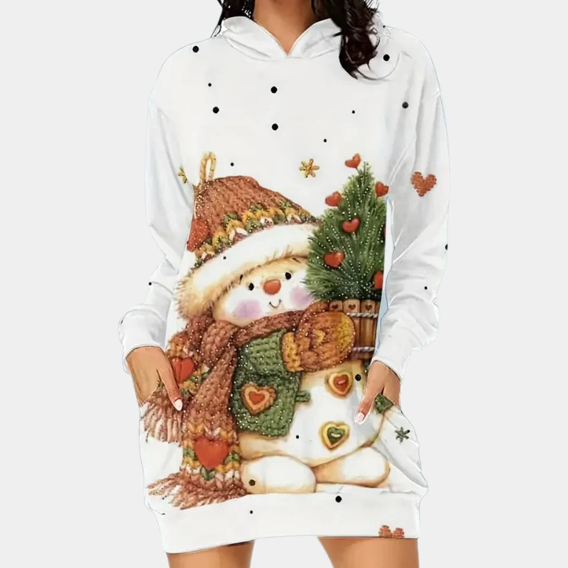 ARIANNE - Robe de Noël Moderne pour Femmes