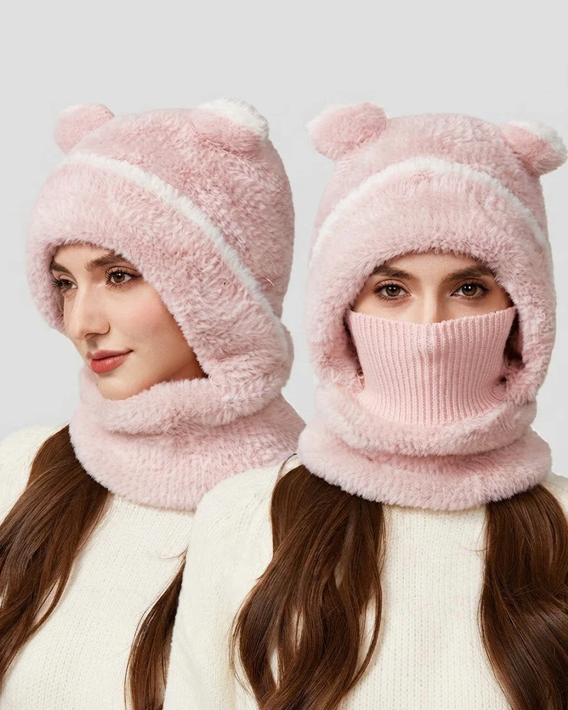 Bonnet Douillet Avec Oreilles D'ours