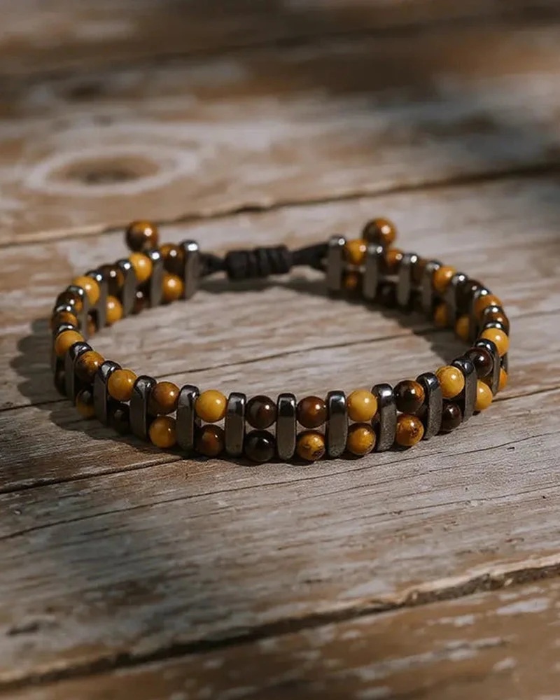 Bracelet En Pierre Naturelle Œil De Tigre