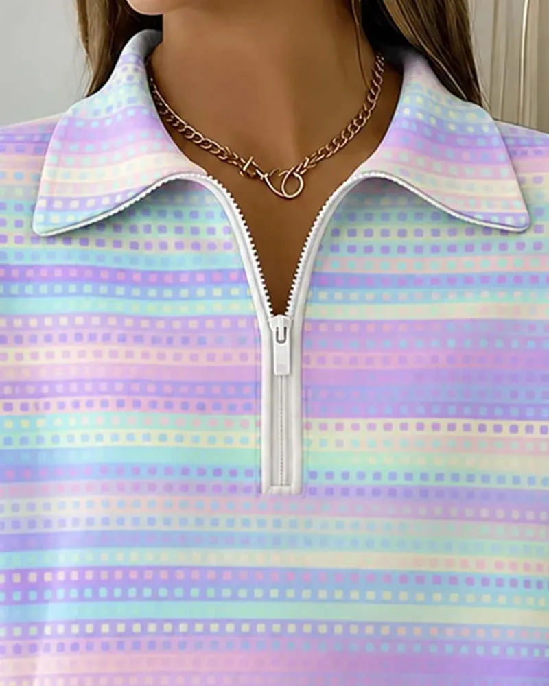 Sweat‑shirt Revers Manches Longues