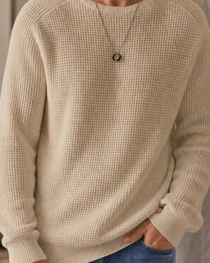 Pullover Homme Élégant Décontracté Tricoté