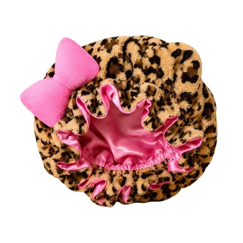 Serre-tête Cheveux 3D à Motif Léopard Rayé
