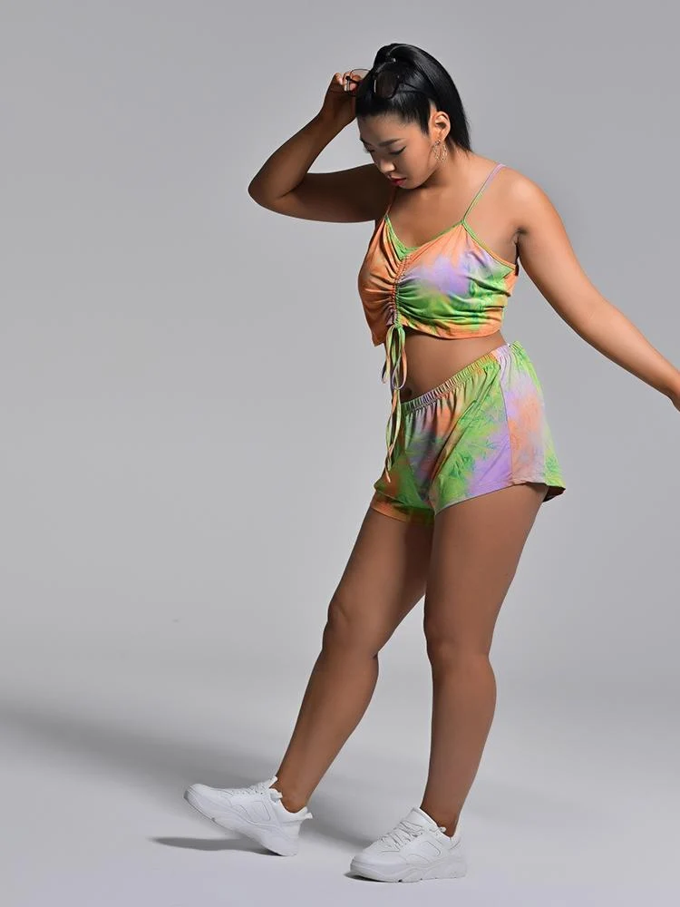 Ruched Tie Dye Co-ord