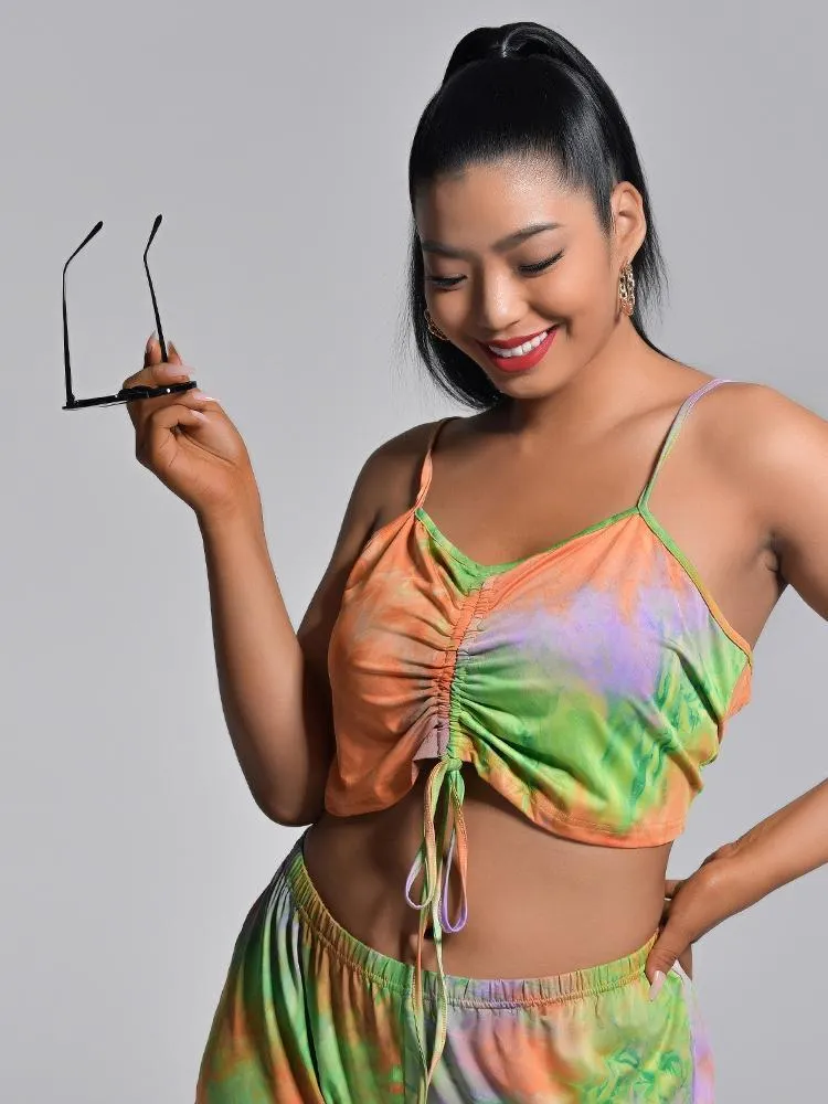 Ruched Tie Dye Co-ord