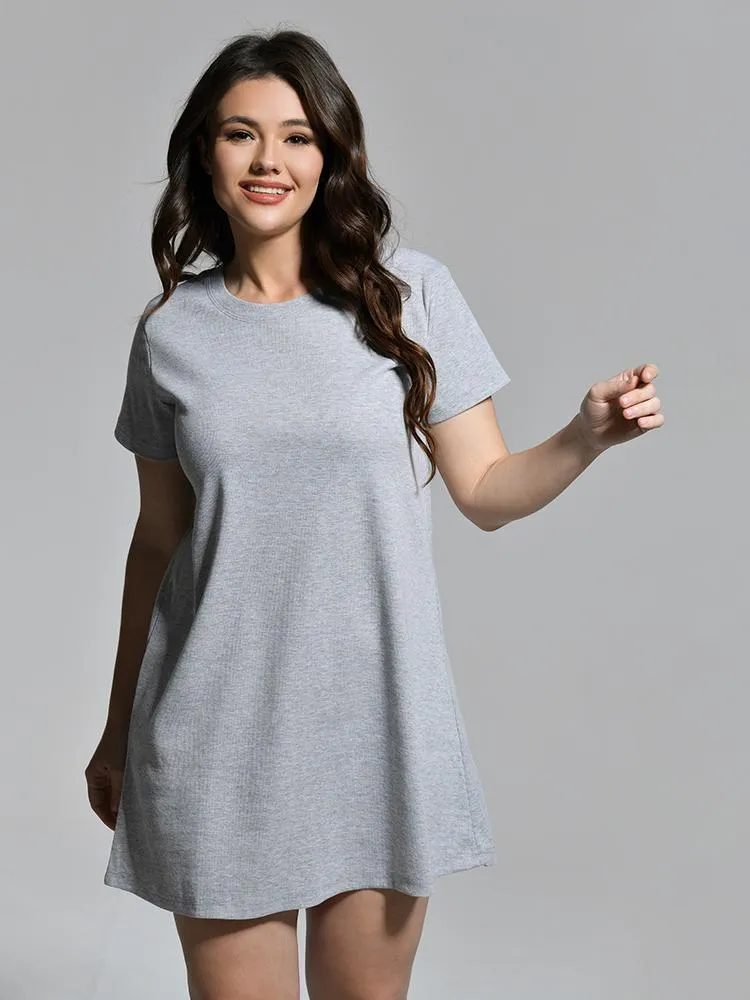 Irregular Hem Casual Dress