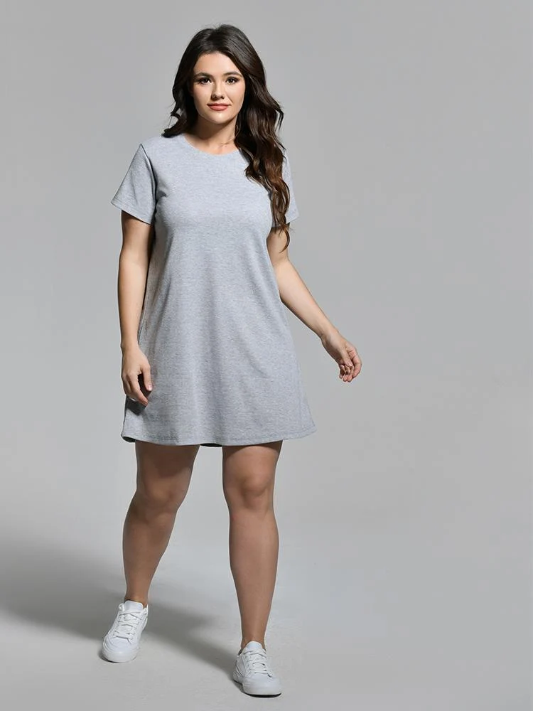 Irregular Hem Casual Dress