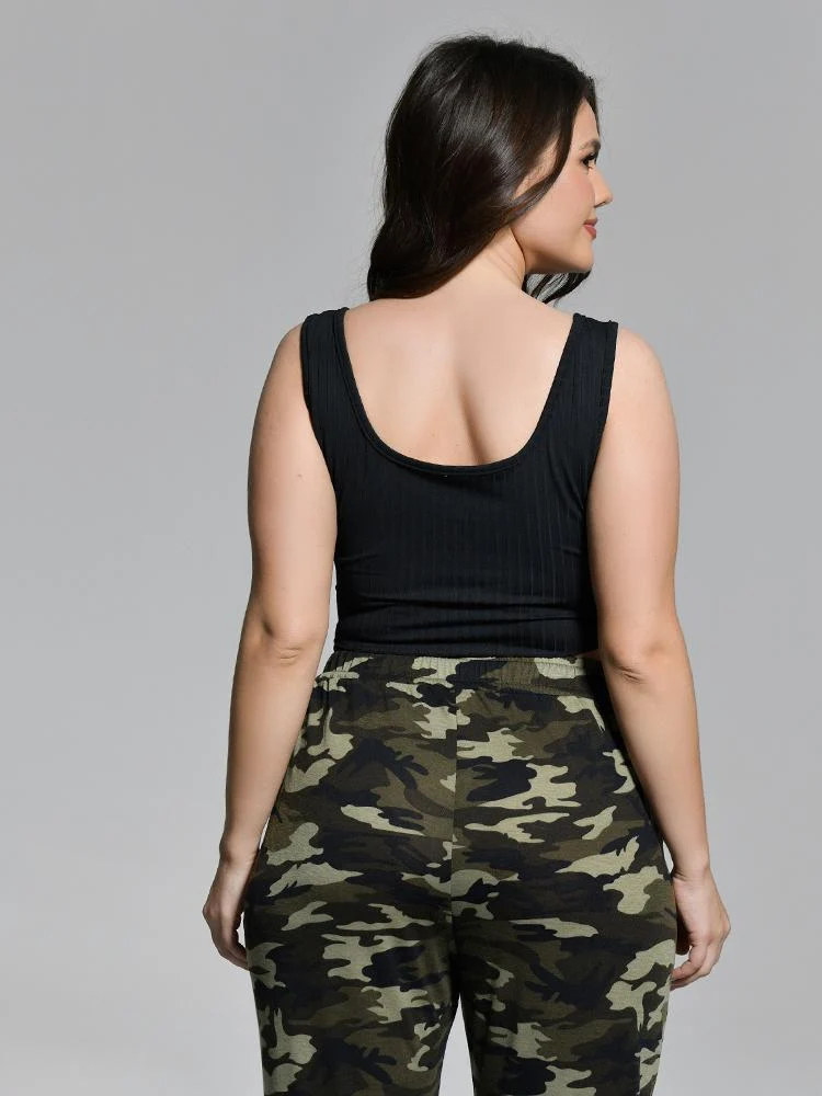 Sleeveless Backless Cami Top