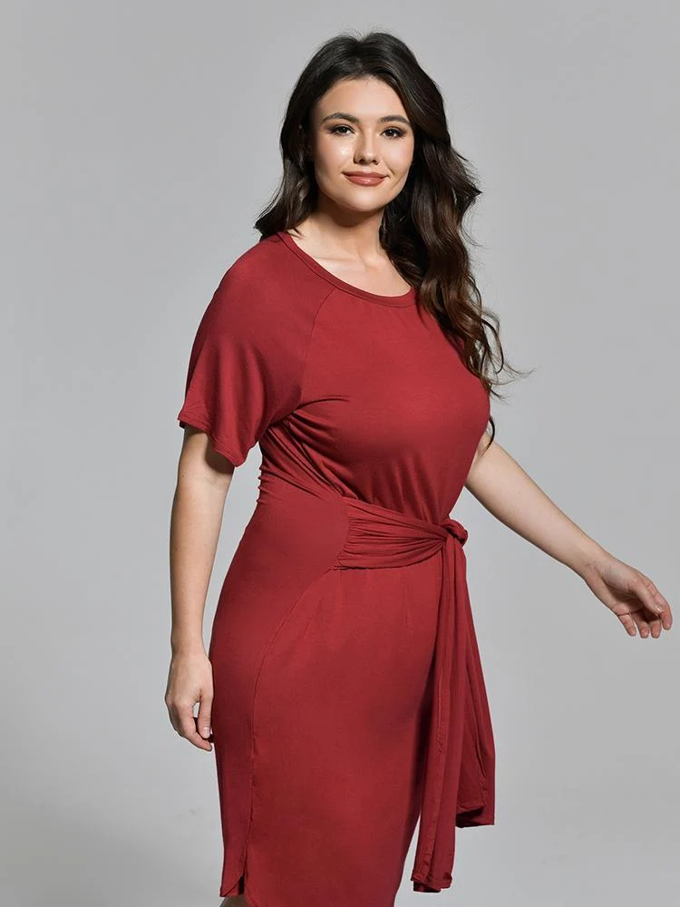 Ribbon Knotted Dress