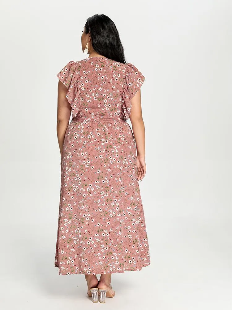 Ditsy Floral Ruffle Dress
