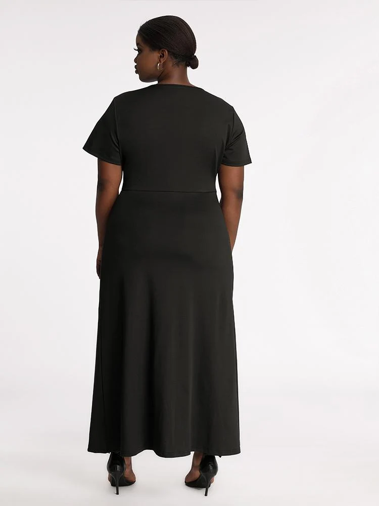 Zipper Slit Dress