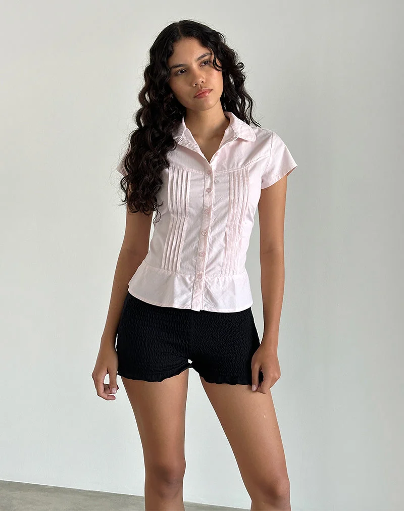 Chemisier Wilmot en popeline rose clair