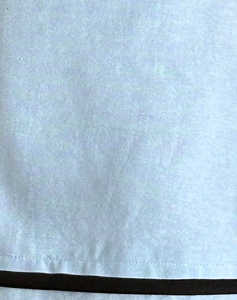 Mini robe Plasina, lin bleu