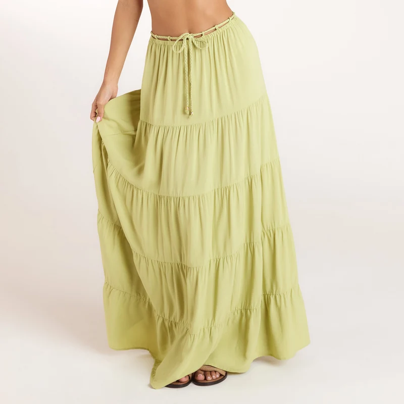 Brassière avec Fronces (Ensemble) - Citron Vert