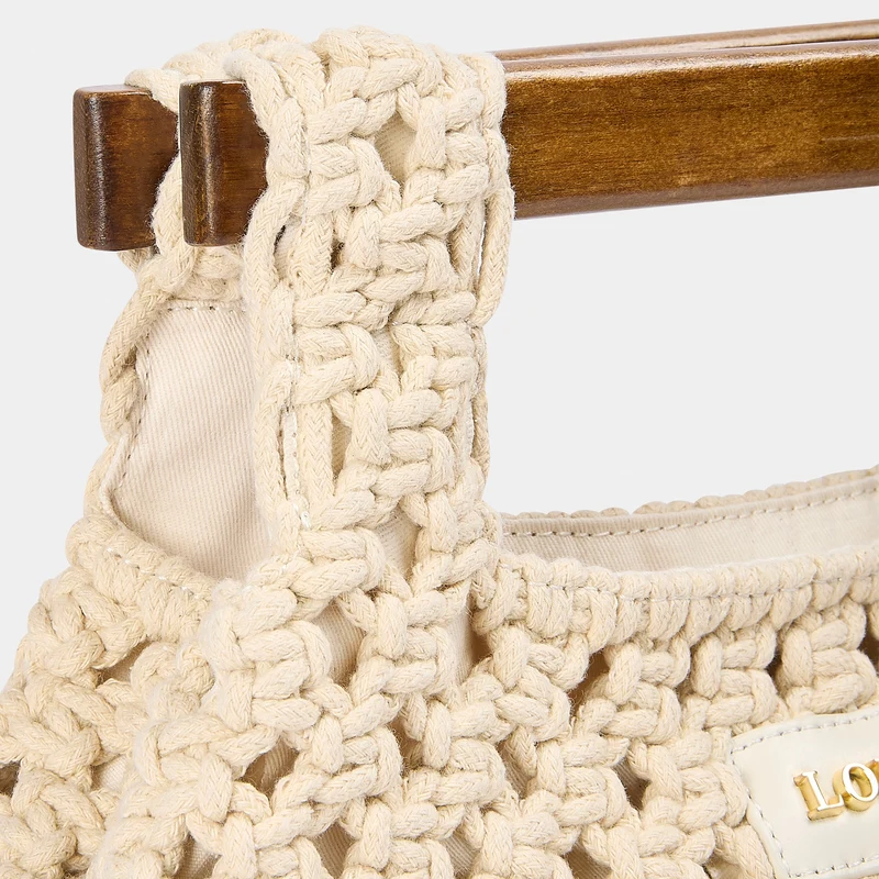 Sac Clutch Clover - Crème
