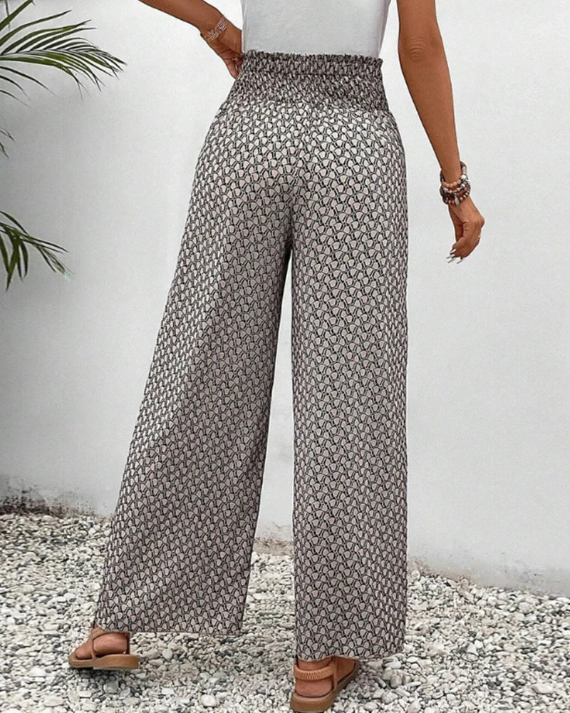 Belinda | Pantalons à imprimé géométrique pour femmes