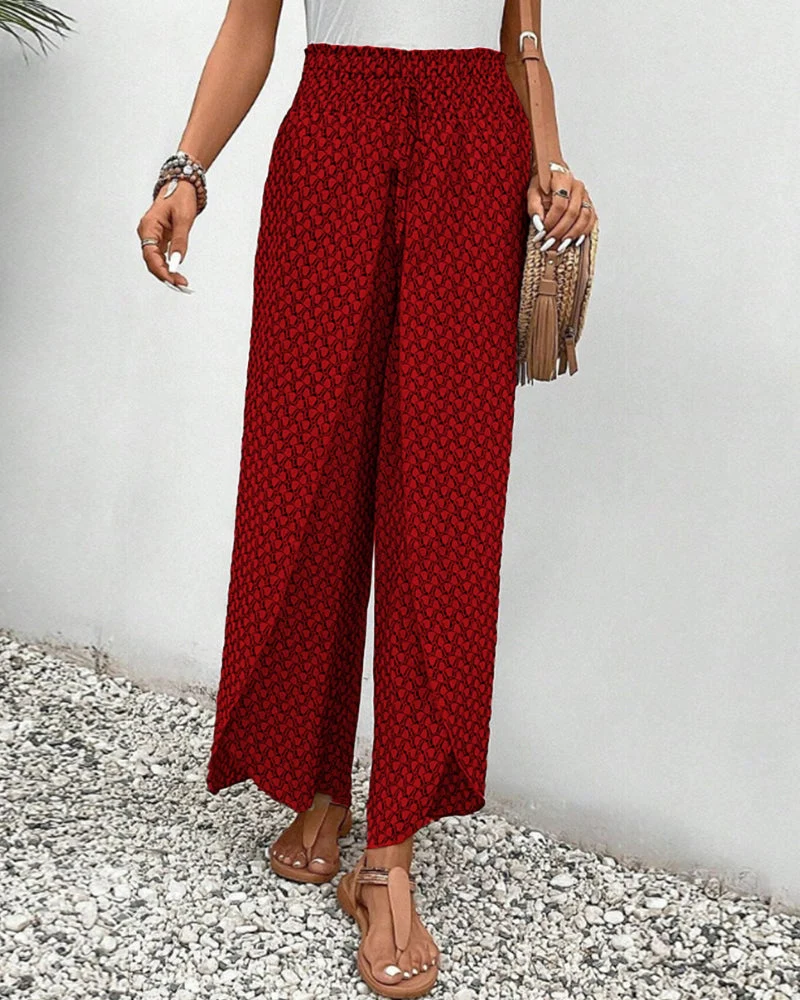 Belinda | Pantalons à imprimé géométrique pour femmes