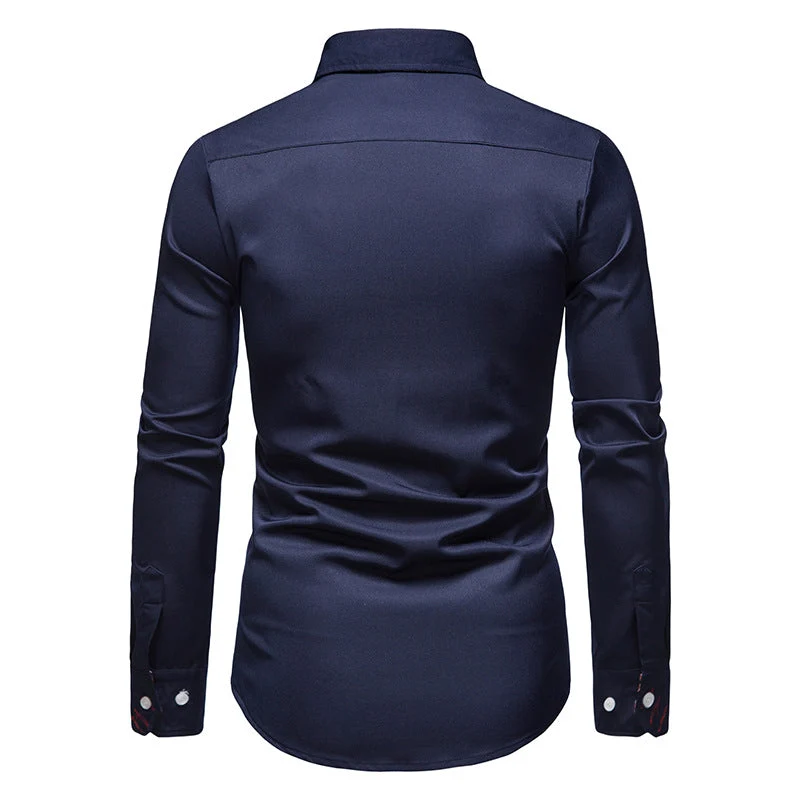 Pascal | Chemise pour Homme | À Poignets Fleuris, Ajustée & Élégante