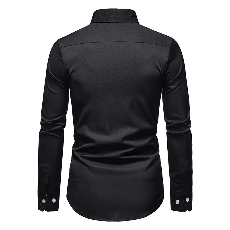 Pascal | Chemise pour Homme | À Poignets Fleuris, Ajustée & Élégante