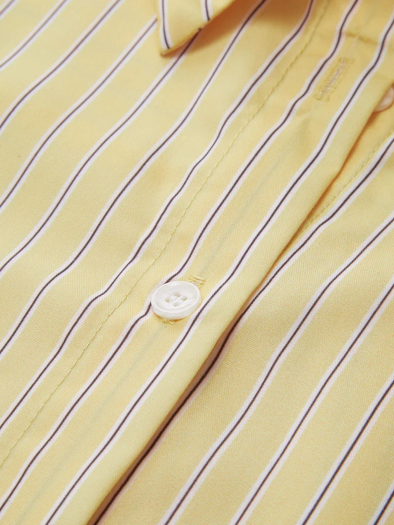 Séverine | Chemise à rayures avec boutons pour femmes
