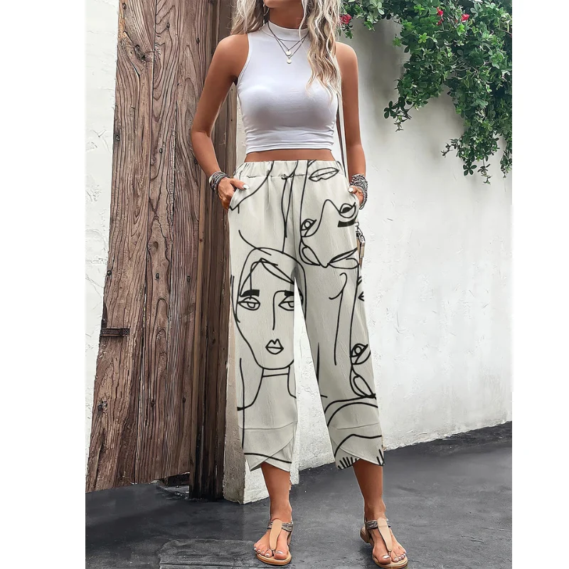 Giselle | Pantalon pour Femme | Imprimé, Décontracté & Tendance