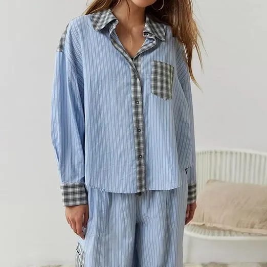 Flavie | Pantalon de pyjama simple oversize pour femmes