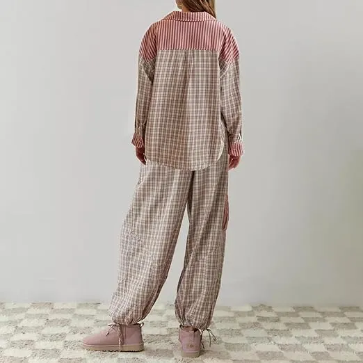 Flavie | Pantalon de pyjama simple oversize pour femmes