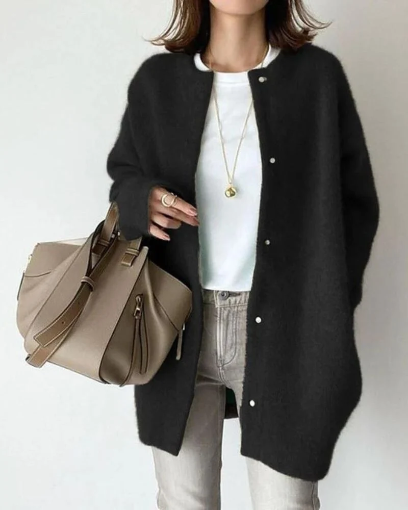 Éliane | Cardigan en tricot confortable pour femmes