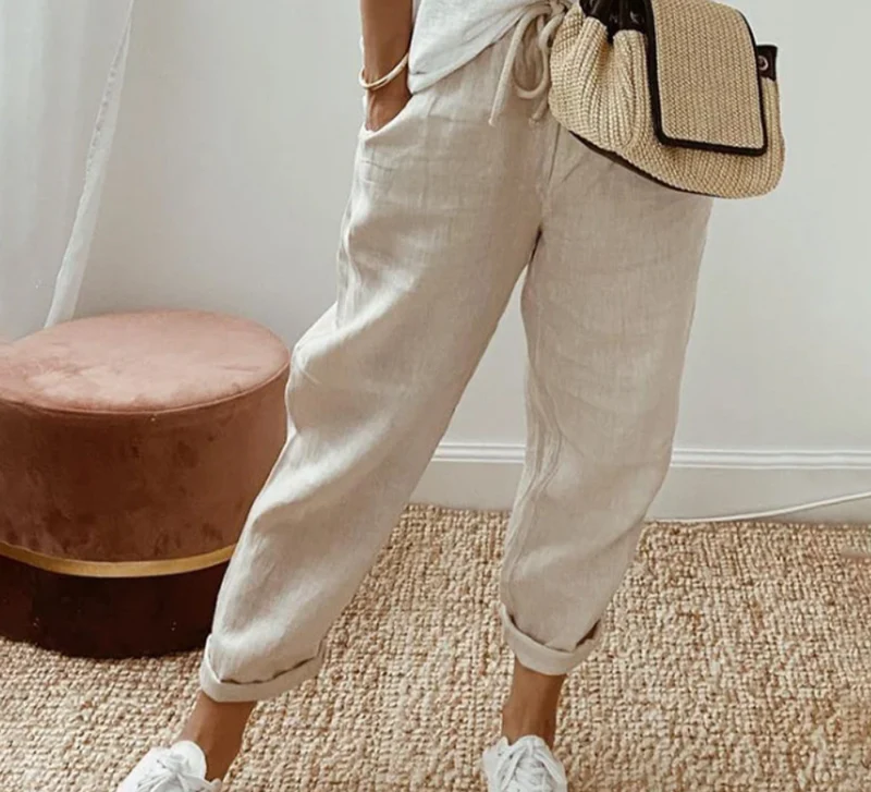 Agnès | Pantalon pour Femme | Ample, Respirant & Décontracté