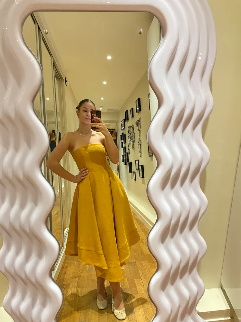 Robe Anila Moutarde