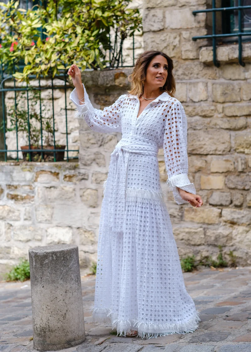 Robe blanche Fedida