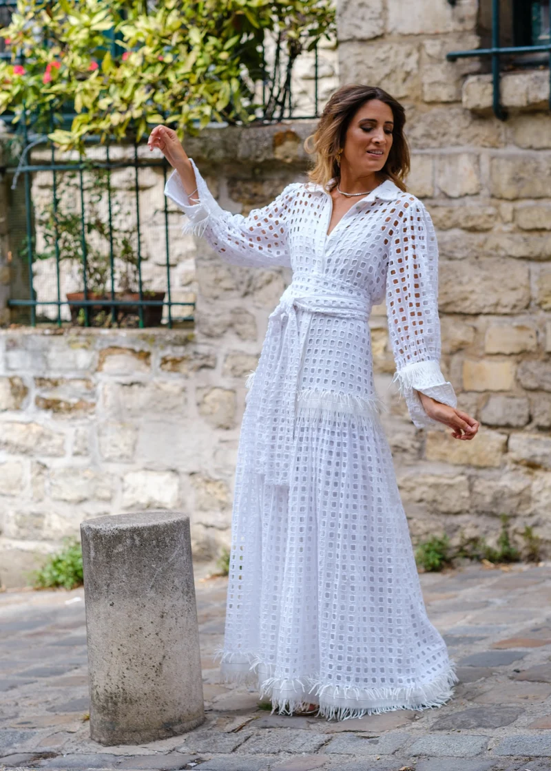 Robe blanche Fedida