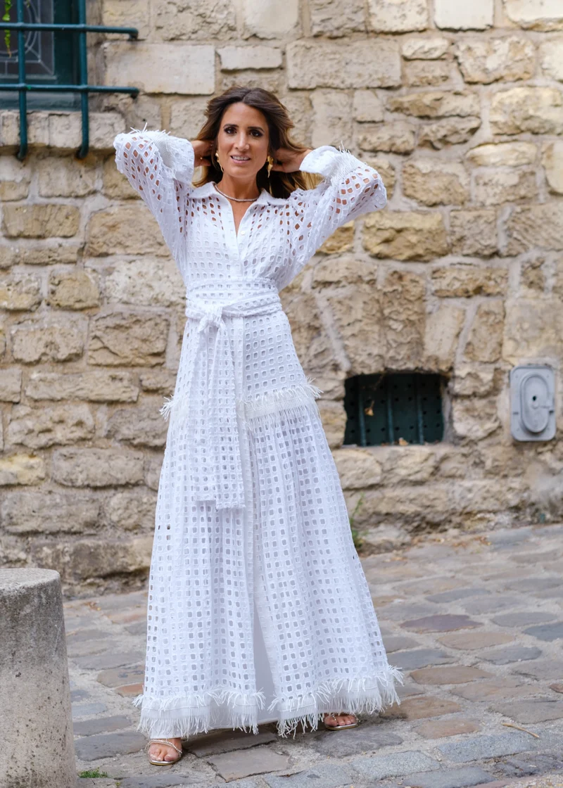 Robe blanche Fedida