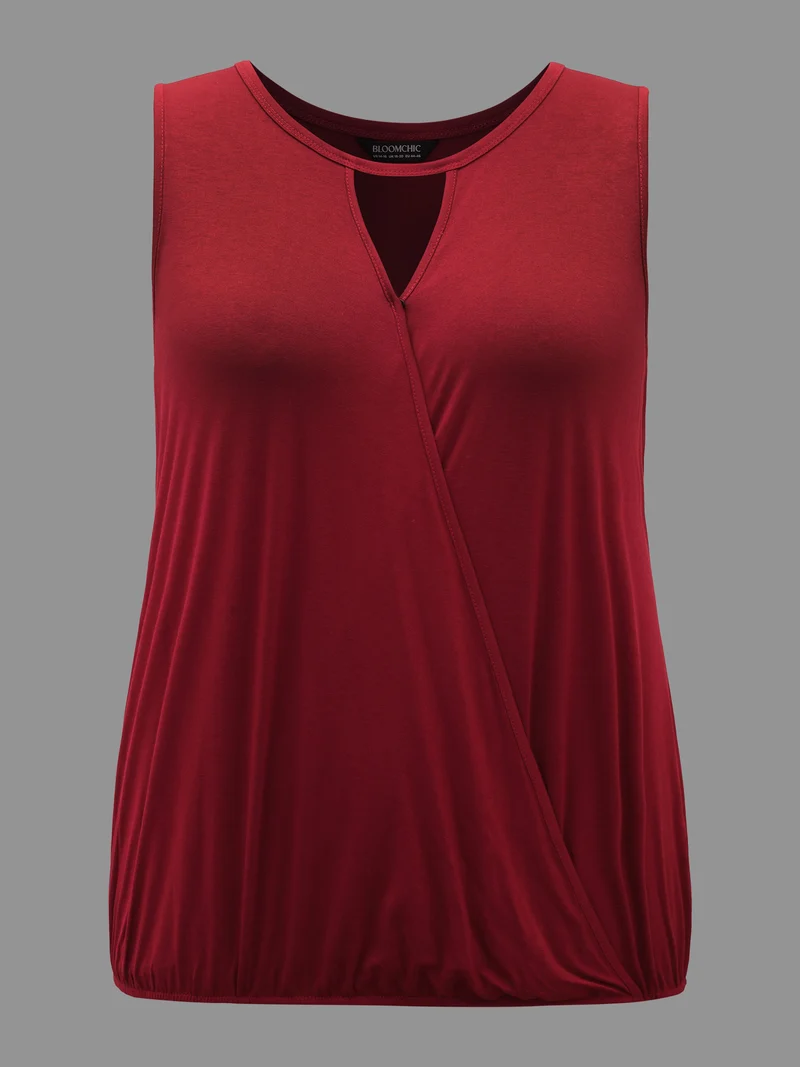 Festive Neck Cut-Out Cami