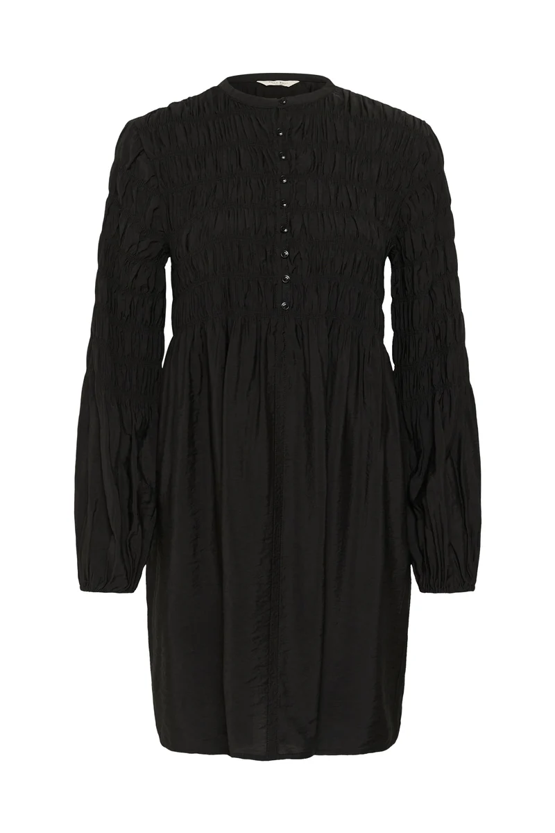 Robe courte fluide à manches longues Camia