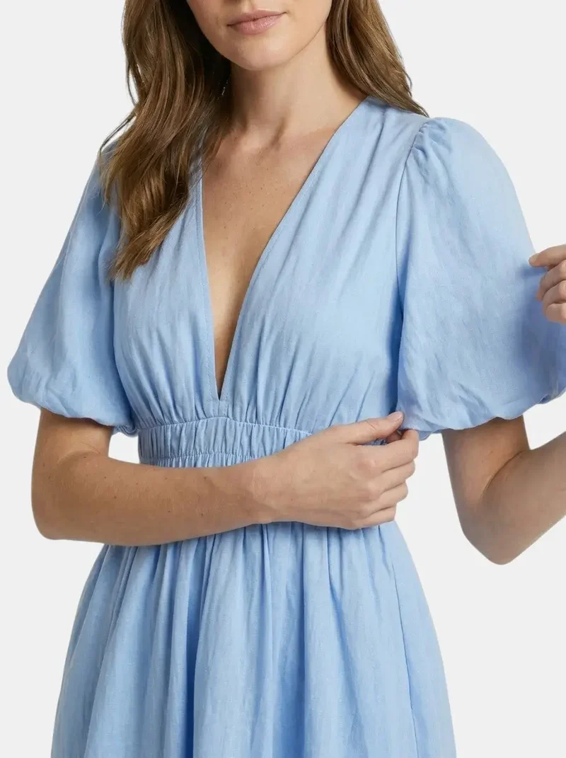 Women's Breathable Mini Dress | Trendy Chic Summer Outfit | Airy Comfortable Fit