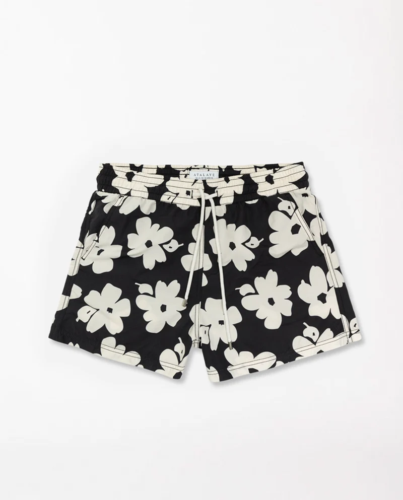 Short de bain recyclé imprimé