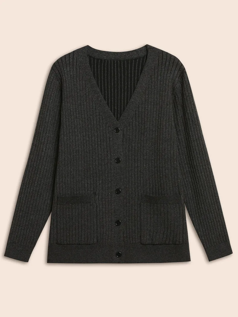 Supersoft V-neck Wool Cardigan