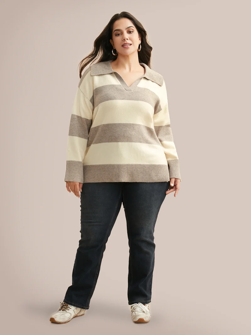 Supersoft Essentials Contrast Slit Hem Texture Pullover
