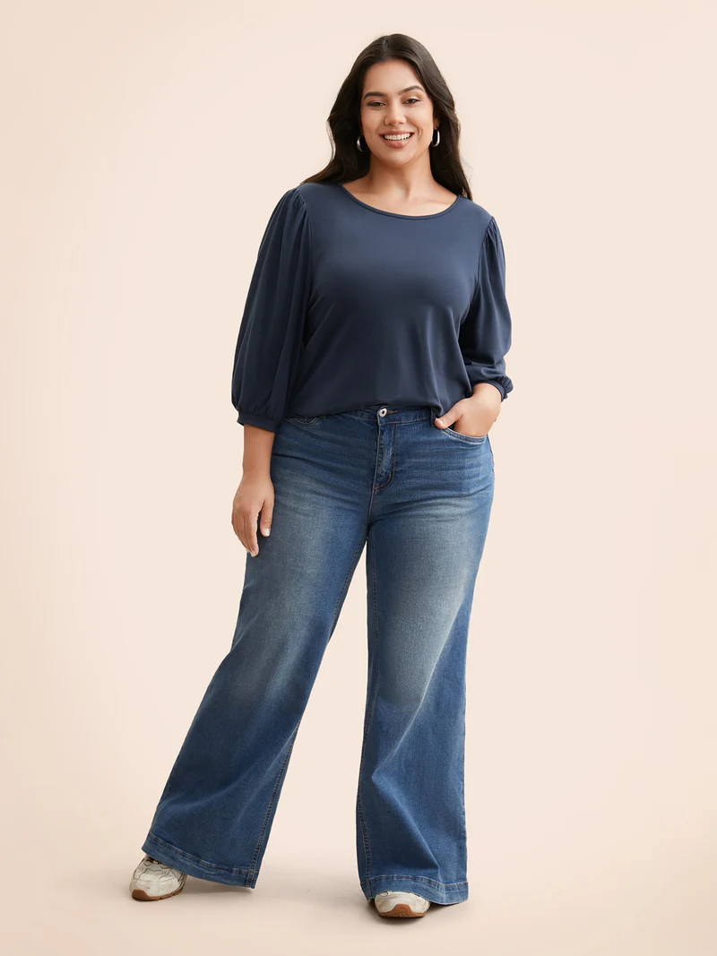 Supersoft Essentials Lantern Sleeves T-shirt