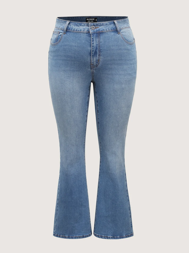 Butt-Lift Bootcut Mid Rise Jeans