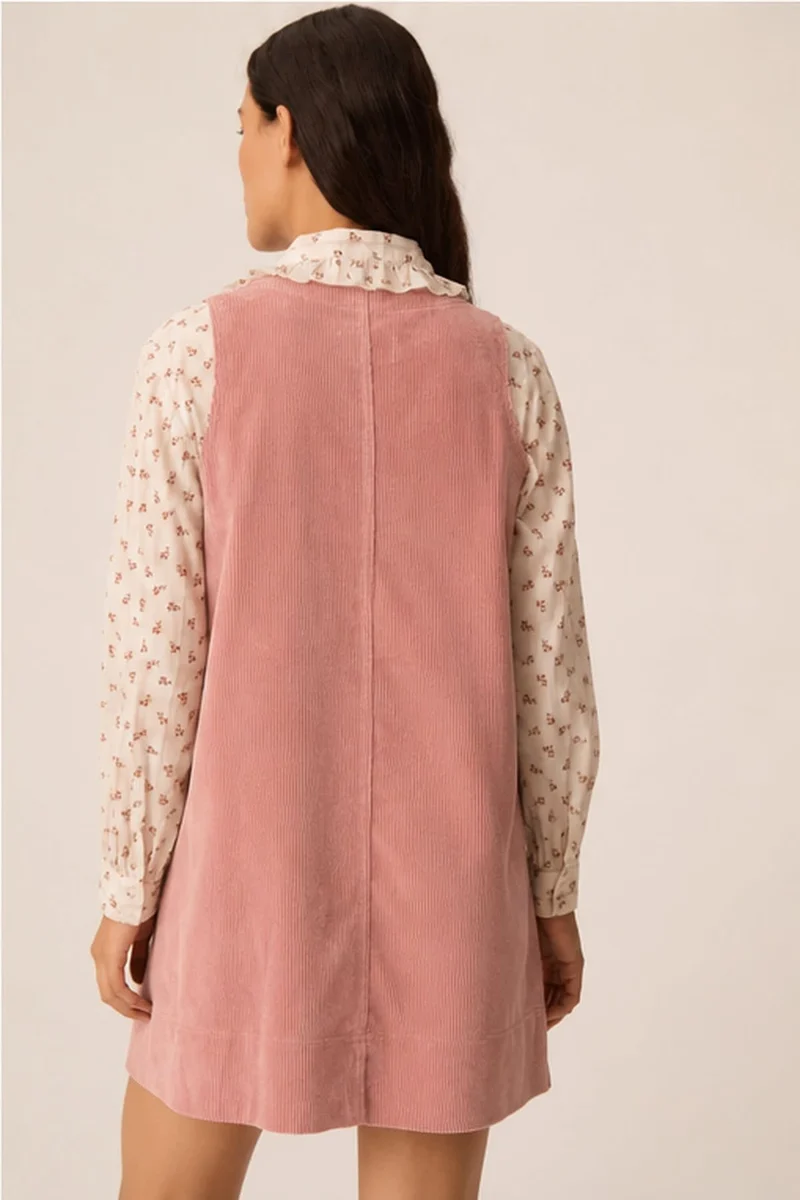 Robe en velours côtelé Enisya