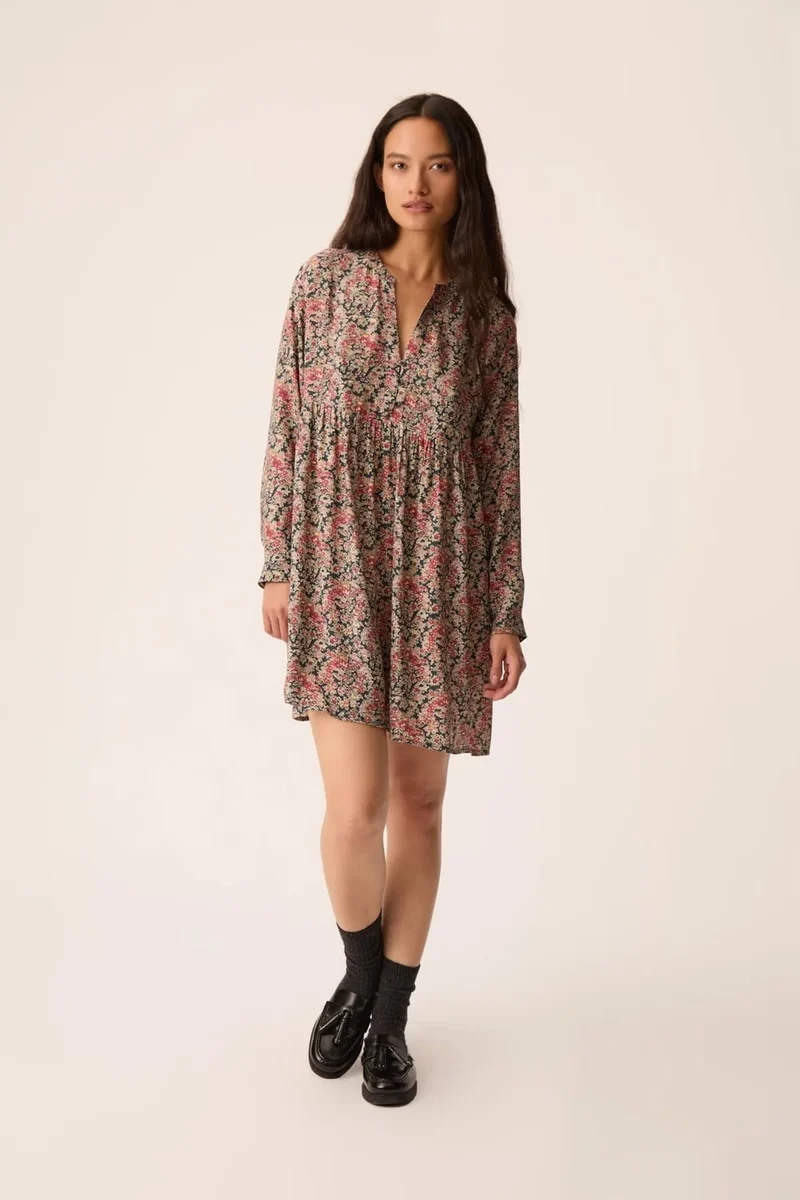Robe courte à imprimé floral VALORINE